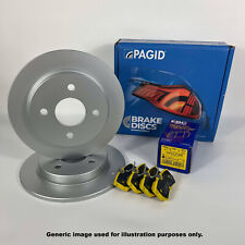 Rear Pagid OE Brake Discs & EBC Yellowstuff Pads for Honda Civic EP3 Type R