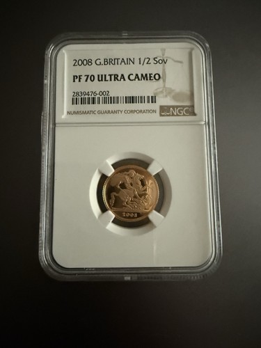 2008 gold proof half sovereign - 2008,