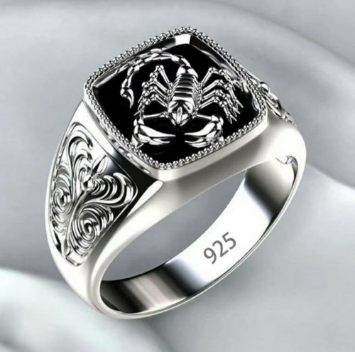 Mens scorpion ring stainless - ring,