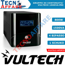 Gruppo Di Continuità UPS 1500VA Stabilizzatore PC DVR Vultech UPS1500VA-PRO