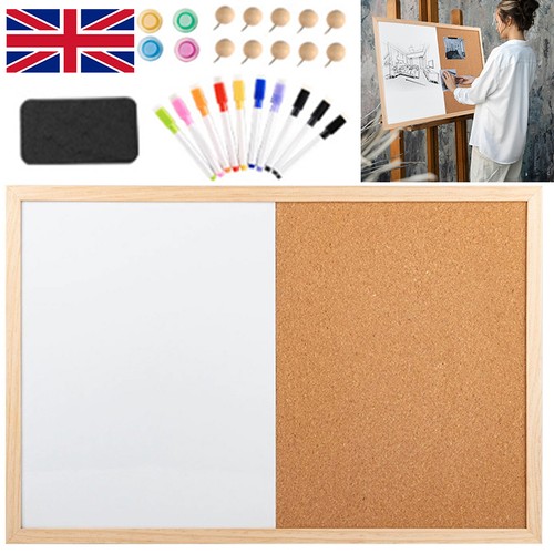 Wood frame white and cork - frame,