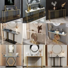 Slim Marble Console Table