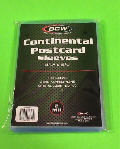 100 continental postcard - continental,