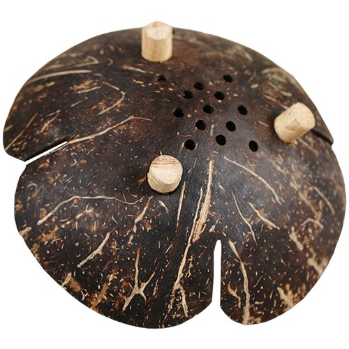 Wooden coconut shell soap - coconut, dish