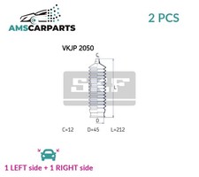 BELLOWS STEERING RACK BOOT