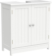 White Bathroom Under Sink Cabinet Basin Storage Cupboard Furniture Vanity Unit