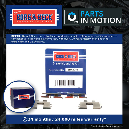 Brake pad fitting - brake, fits