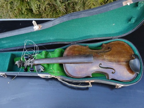 Vintage violin - vintage, full