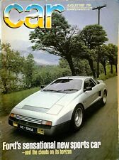 CAR MAGAZINE AUG-1981 -