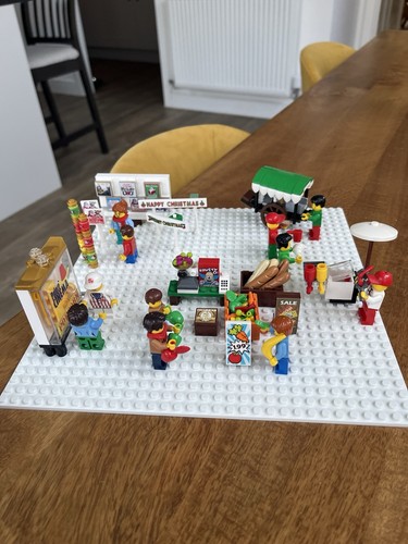 Lego moc winter village - winter,