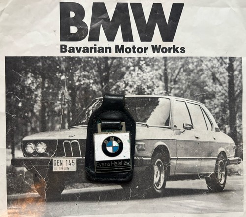 Vintage bmw genuine keyring - vintage,