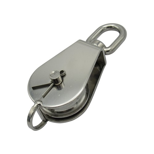Stainless steel single - , pulley