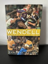 Wendell Sailor Crossing Over Rugby League Union Biography Book HC DJ