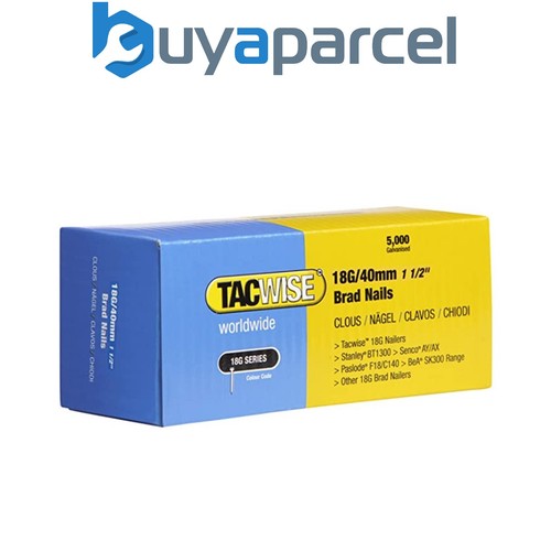 Tacwise 0400 18g 40mm brad - 40mm,