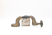 Antique Ebony and Brass Sheffield Ultimatum Framed Brace William Marple's & Sons