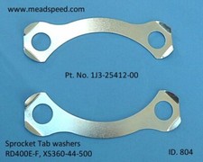 1J3-25412-00, RD400E Sprocket Tab Washer RD400F Yamaha XS250 XS360 XS400 XS500, 