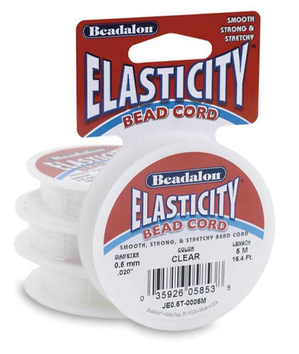 Beadalon elasticity clear - clear,