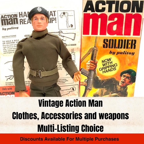 Vintage action man accessories - man,