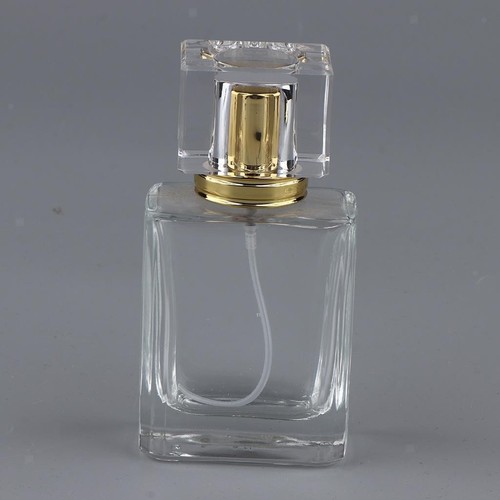 Large clear thick - glass, empty