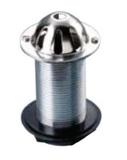 Macdee WUS02SS 1 1/2 inch Stainless Steel Dome Unslotted Urinal Waste 89mm Tail