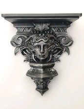 Gothic Sci-fi Wall Shelf Black
