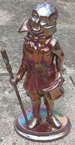 Vintage cast iron david - cast,