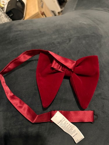 Solid bow tie velvet - solid,