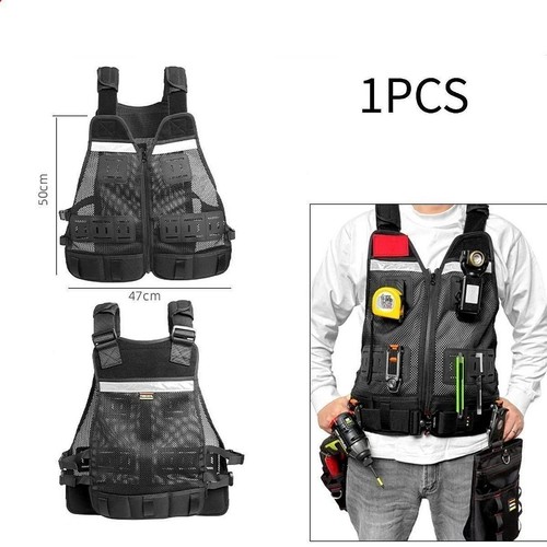 Electrician tool vest utility - tool,