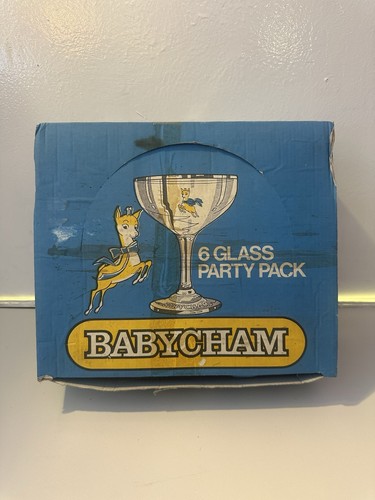 Vintage babycham glasses set - babycham,