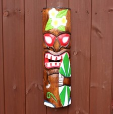 Wooden Tiki Bar Wall Mask