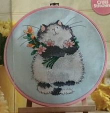 Cross Stitch Chart - Margaret Sherry’s Spring Cat