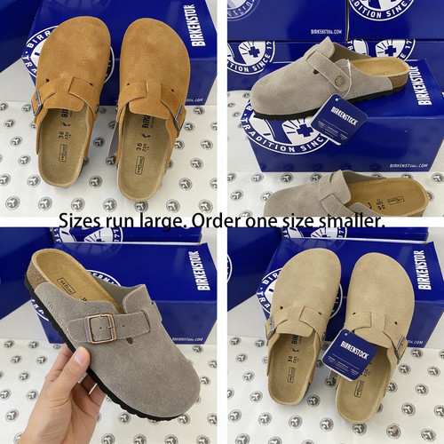 Birkenstock taupe suede - birkenstock,