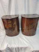 Pair of Edwardian Bedside