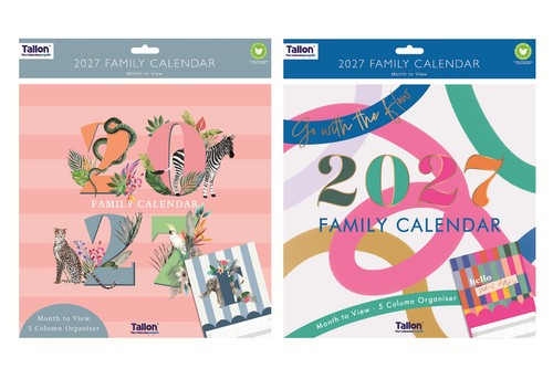 2027 family organiser calendar - family,
