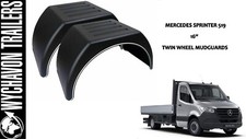 Twin wheel mudguards 16" Luton