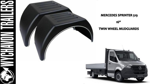 Twin wheel mudguards - , luton