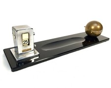 Antique Glass & Chrome Art