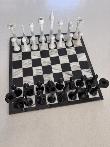 Marble chess board - chess,