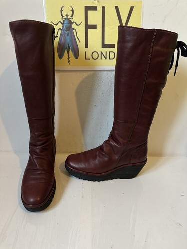 Fly london red - fly, boots