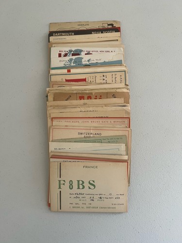 Qsl ham radio - cards, 30’s