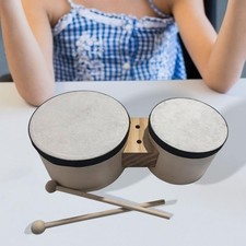 Wooden Bongo Drums 5” and