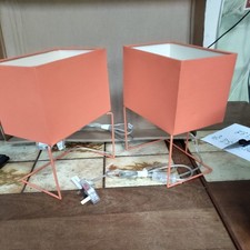 Habitat x 2  Table Lamp Metal