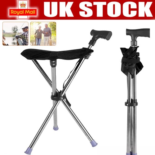 Walking stick with seat height - walking,