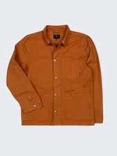 Finisterre Men Medium Basset Chore Jacket Orange NWOT