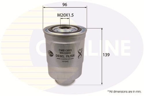 Comline fuel filter element - fuel,