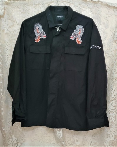 Pacsun black dragon jacket - pacsun,