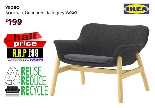 Rrp 199 ikea - rrp:£199, armchair