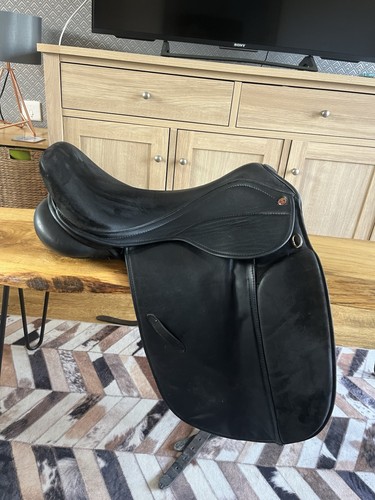 Dressage saddle black - dressage,