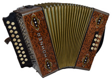 Melodeon Hohner Pokerwork  2915 C#/D very good condition!!!