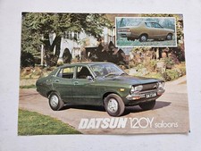 DATSUN 120Y SALOON SALES BROCHURE 1976